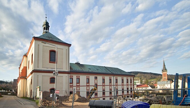 Budova kláštera je nepřístupná od podzimu 2017, stavební část projektu začala v únoru 2020.