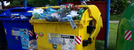 kontejner na tříděný odpad