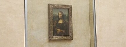 Obraz Mony Lisy v galerii Louvre Foto: Nathanael Burton Flickr