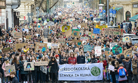 Studentská stávka za klima, 15.3.2019.