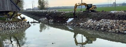 Povodí Moravy pokračuje v opravách Baťova kanálu Foto: Povodí Moravy
