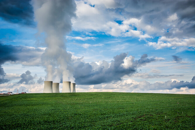 Na ilustračním snímku Jaderná elektrárna Temelín.