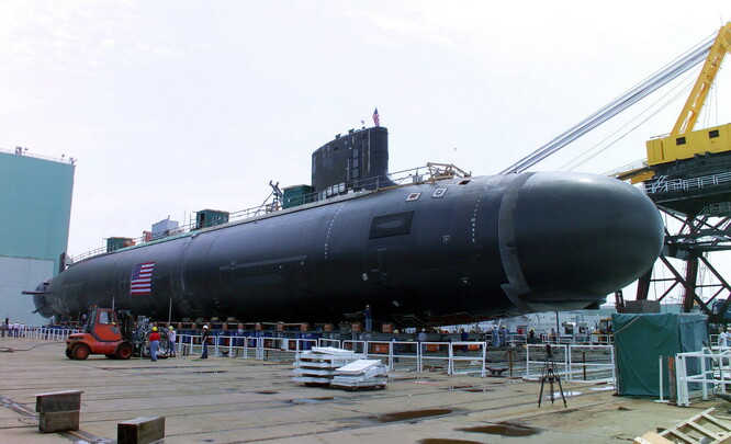 Jaderná ponorka amerického námořnictva.