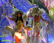 Karneval v brazilském Rio de Janeiru
