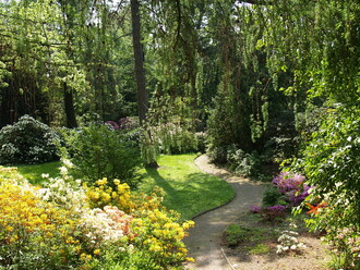 Areál botanické zahrady.