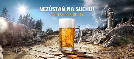 Pivní značka Radegast spustila začátkem června novou kampaň „Nezůstaň na suchu“, v níž se zabývá aktuální problematikou sucha.