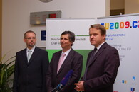 Jan Fischer, Ladislav Miko a Martin Bursík