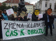 Kampaň 350 ppm na Staroměstském náměstí