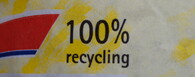 100 % recycling