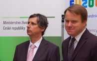Jan Fischer a Martin Bursík