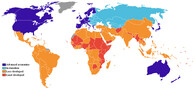 Mapa rozvojových zemí