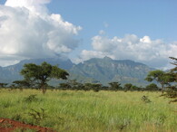 Mount Kadam v Ugandě.