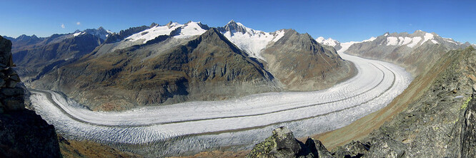 Nejvyšší ztráty ledu byly zaznamenány u ledovců ve švýcarských Alpách.