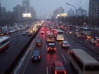 Dopravní zácpa v Pekingu
