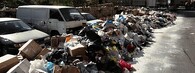 Bejrút odpady na ulici