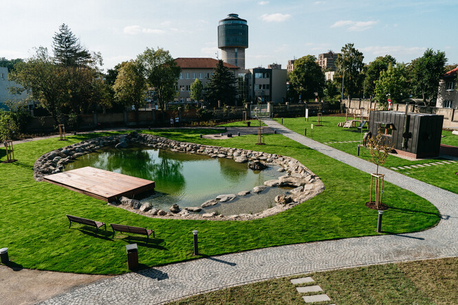Biopark Cesta vody na Kladně.