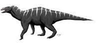 Umělecké ztvárnění dinosaura druhu Brighstoneus simmondsi