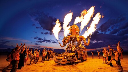 Burning Man se pořádá u nevadského Black Rock od roku 1997 a za dobu své existence se nesmazatelně zapsal do historie alternativních festivalů. / Ilustrační foto