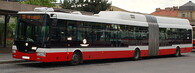Hybridní autobus v Praze