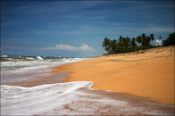 Pláž na Srí Lance