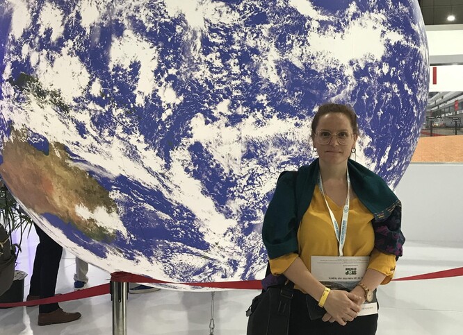 Jitka Martínková na klimatické konferenci COP27 v egyptském Šarm aš-Šajchu.