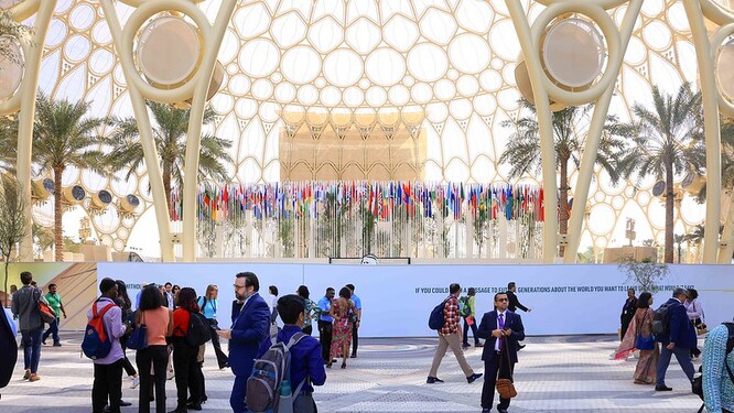 Klimatická konference COP28 ve Spojených arabských emirátech.