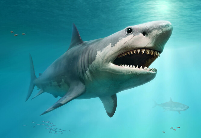 Dřívější rekonstrukce vyhynulého zvířete byly podle vědců chybné, protože vycházely z předpokladu, že jeho tělesná stavba připomínala větší verzi žraloka bílého.