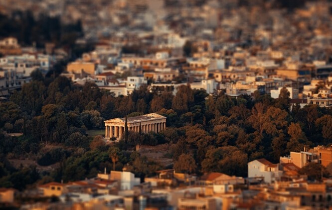 Héfaistův chrám v Aténách. Ilustrační foto