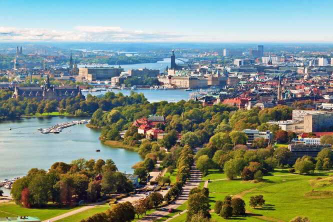Panorama Stockholmu.