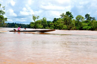 Řeka Mekong nedaleko plánované přehrady Don Sahong