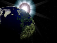 Slunce planeta země oteplování