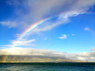 Duha na havajském ostrově Maui