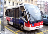Mini elektrobus v Praze