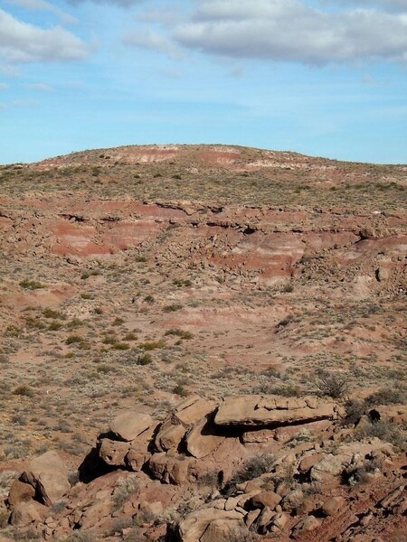 Souvrství Candeleros, naleziště fosílií dinosaurů v Argentině.