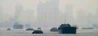 Znečištěné ovzduší v Šanghaji 