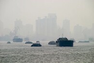 Znečištěné ovzduší v Šanghaji 