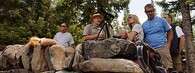 turisté v parku Grand Teton