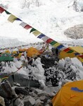 Tábor v Himalájích