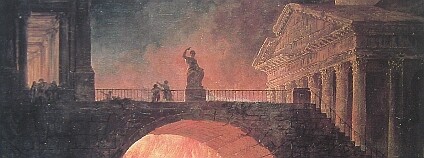 Hubert Robert: Požár Říma