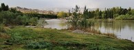Řeka Isfara v Tádžikistánu