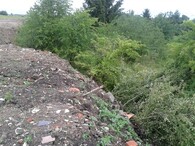 odpady firmy JF TAKO v pískovně Skramníky