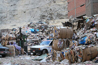 Sběr odpadu v Káhiře