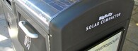 solární odpadkový koš