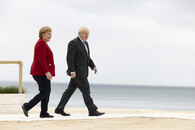 Angela Merkelová a Boris Johnson 