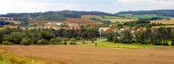 Pohled na Mladotice na Plzeňsku