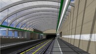 Vizualizace budoucí zastávky metra Motol na trase A