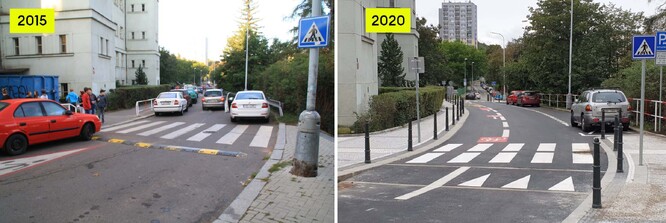 Před a po. Nepomucká ulice