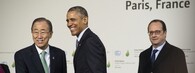 Francois Hollande, Barack Obama et Ban Ki-moon