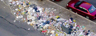 Odpad v káhirských ulicích