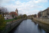 Olomouc, řeka Morava, z mostu Masarykovy třídy